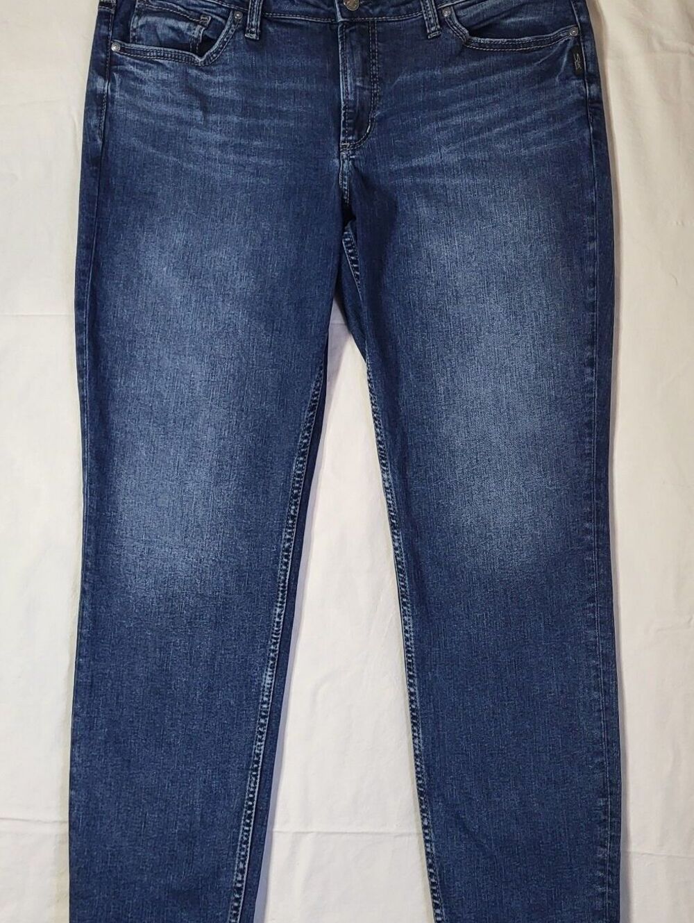Silver Jeans Co. Boyfriend Fit Women's Jeans Size 16/L29 Blue Denim